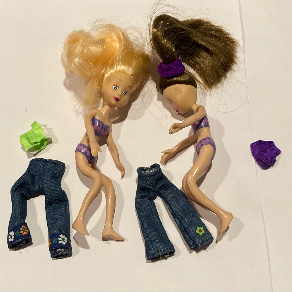 GUC Vintage Our Generation mini dolls bundle (6 inch dolls). Loose, no package